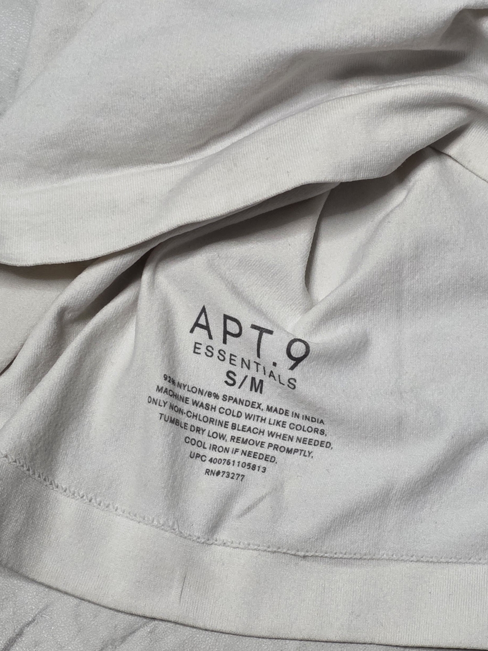 Apt. 9 Cream Essentials Cami Tank